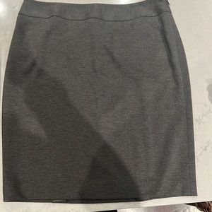 2 Loft knit skirts - back and gray - size 10 - rarely worn, perfect condition